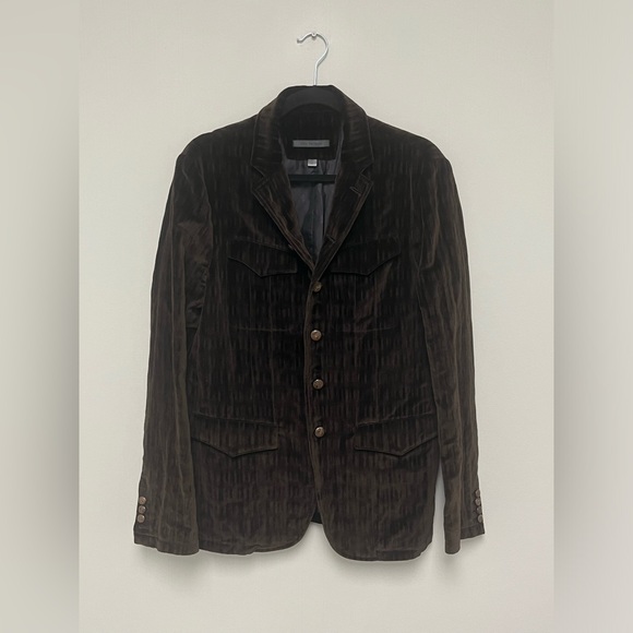 John Varvatos Collection velvet button front jacket. Size EU 48 USA 38 - Picture 6 of 14